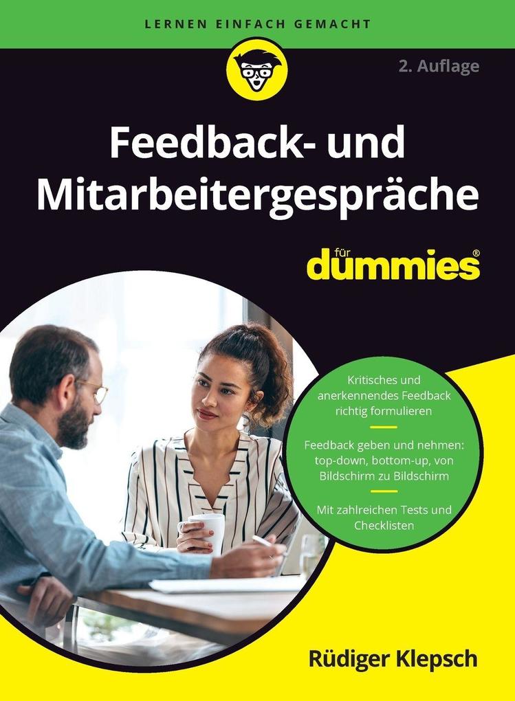 Rüdiger Klepsch: Feedback- und Mitarbeitergespräche für Dummies - Taschenbuch - Bild 3