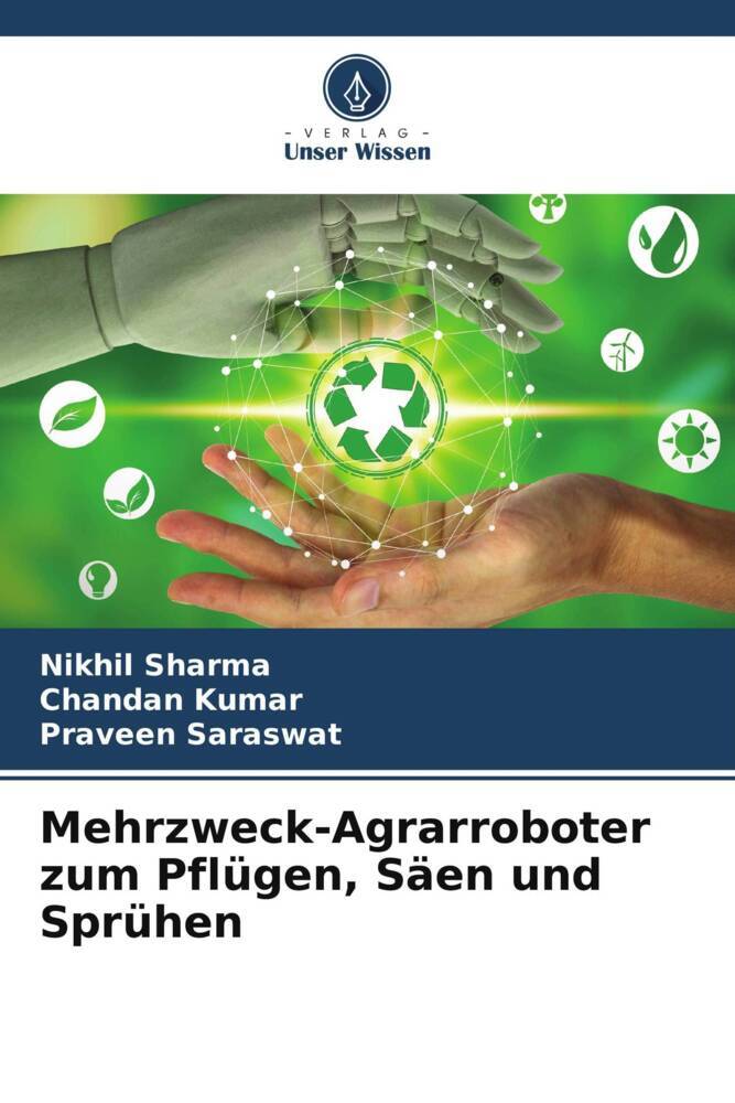 Mehrzweck-Agrarroboter zum Pflügen Säen und Sprühen