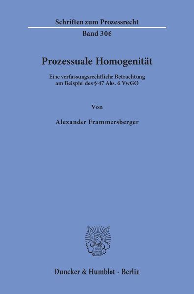 Prozessuale Homogenität