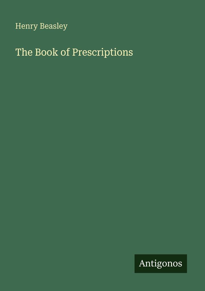 The Book of Prescriptions