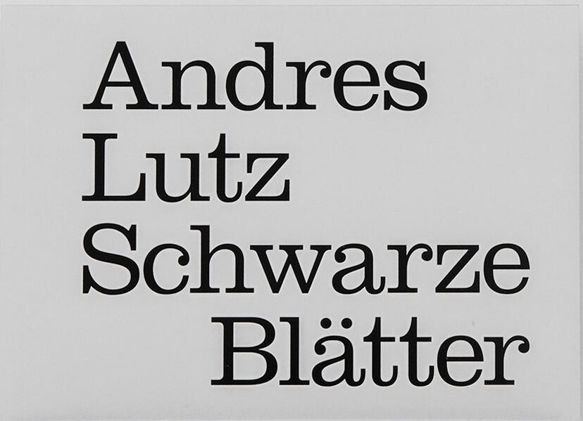 Schwarze Blätter
