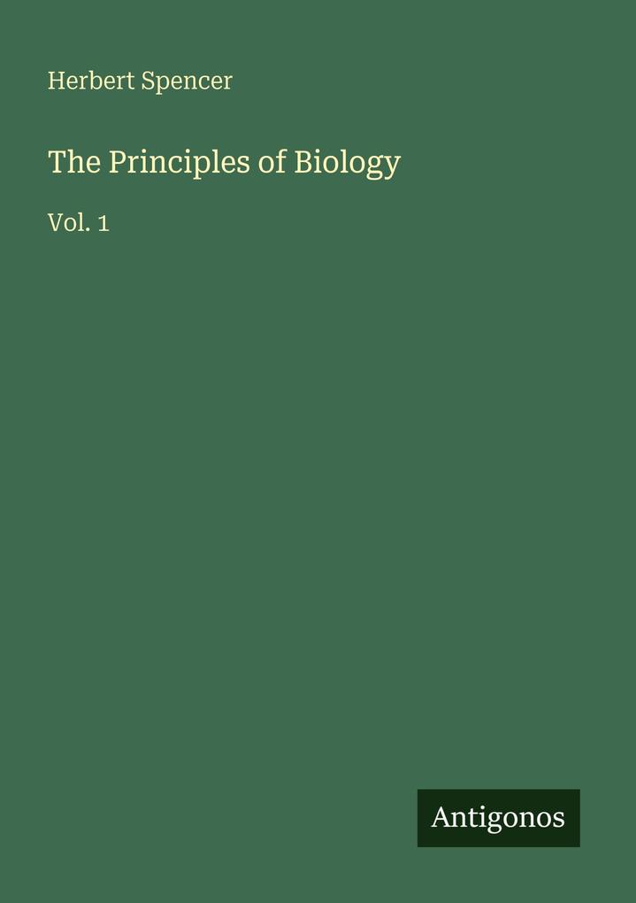 The Principles of Biology