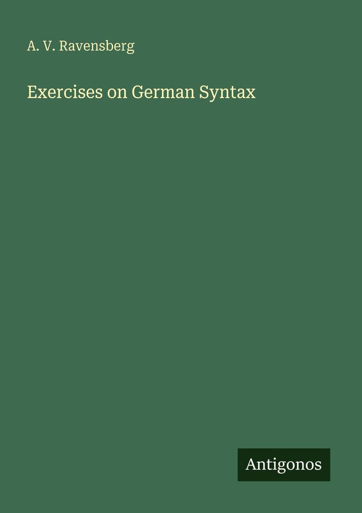 Exercises on German Syntax