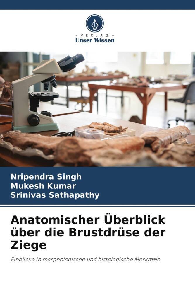 Anatomischer Überblick über die Brustdrüse der Ziege