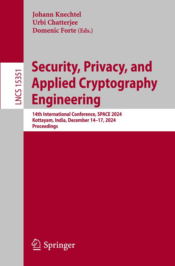Security Privacy and Applied Cryptography Engineering
