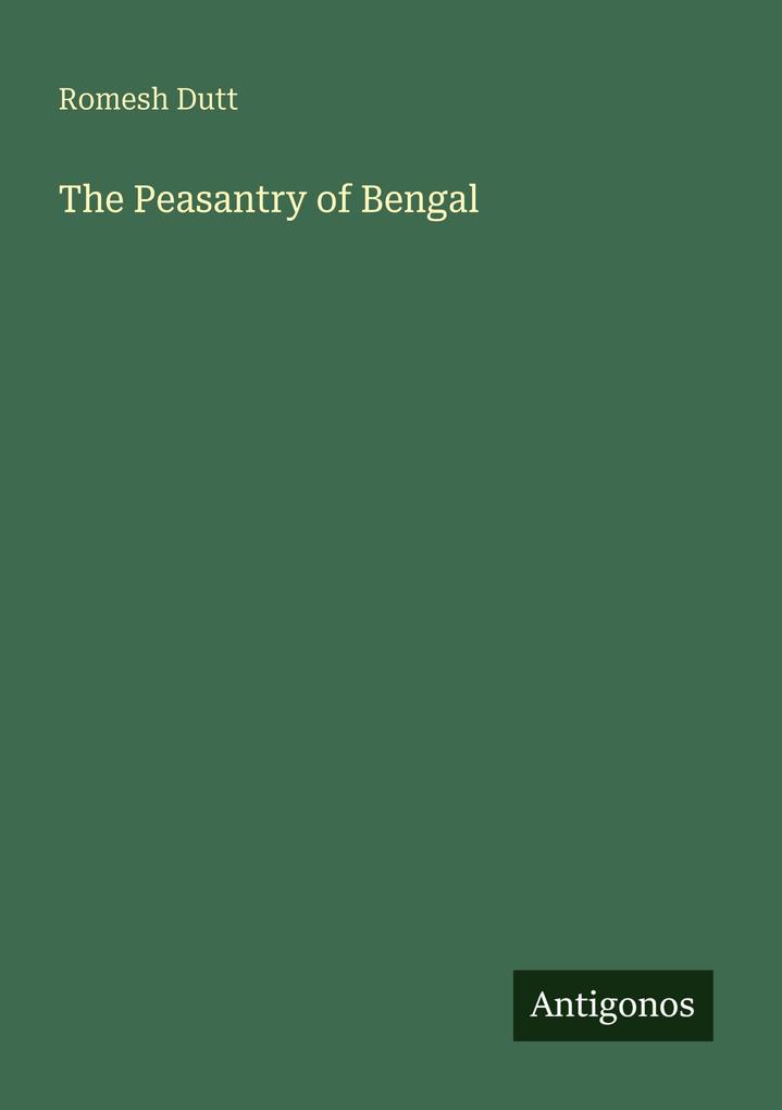 The Peasantry of Bengal