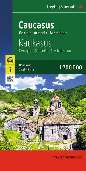 freytag & berndt Straßenkarte Kaukasus Georgien - Armenien - Aserbaidschan 1:700.000