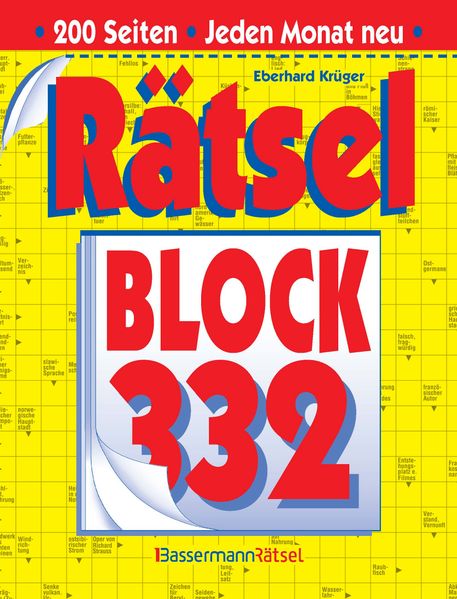Rätselblock 332 (5 Exemplare à 299 EUR)