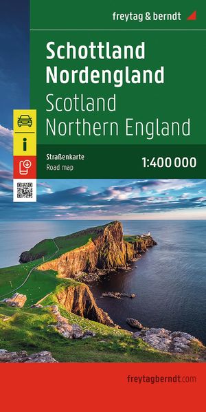 Freytag + Berndt Freytag & Berndt Straßenkarte Schottland - Nordengland 1, 400.000