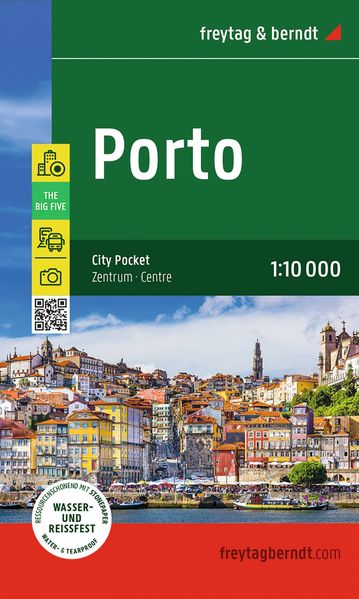 freytag & berndt Innenstadtplan Porto 1:10.000