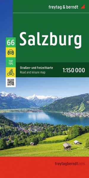 Salzburg Straßen- und Freizeitkarte 1:150.000 freytag & berndt