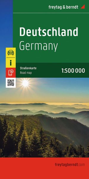 Deutschland Straßenkarte 1:500.000 freytag & berndt