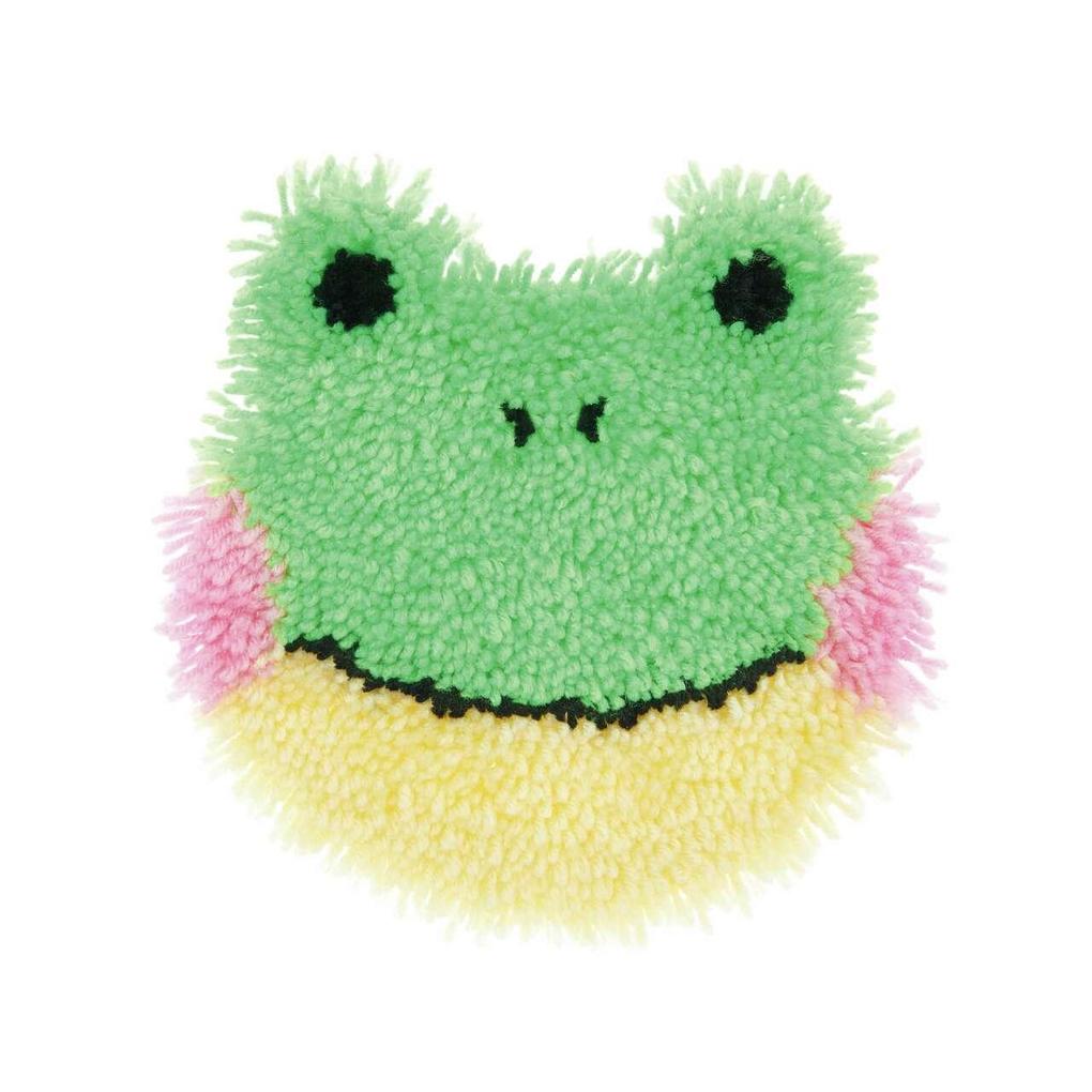 Rico Hooki Hooki Knüpfset Frosch Wandbehang 24x24cm