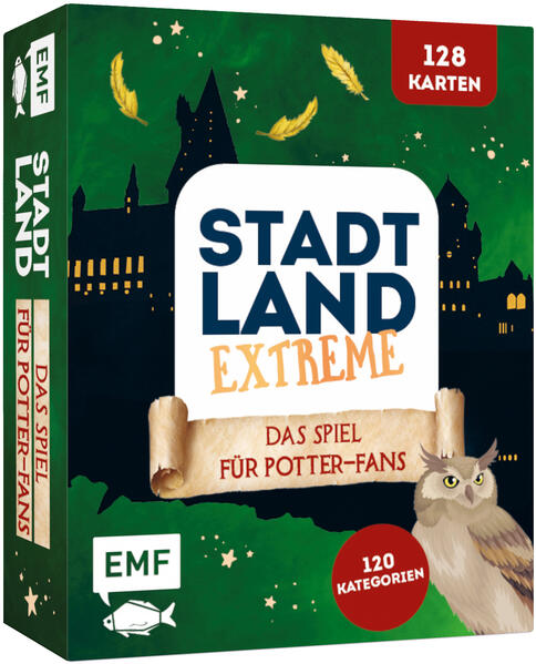 Kartenspiel: Stadt Land Extreme - Das inoffizielle Spiel für Harry Potter-Fans mit 128 Karten