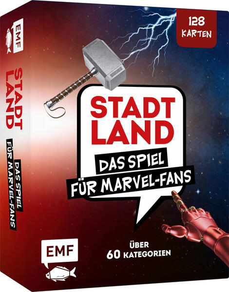 Kartenspiel: Stadt Land ... Das inoffizielle Spiel für Marvel-Fans mit 128 Karten