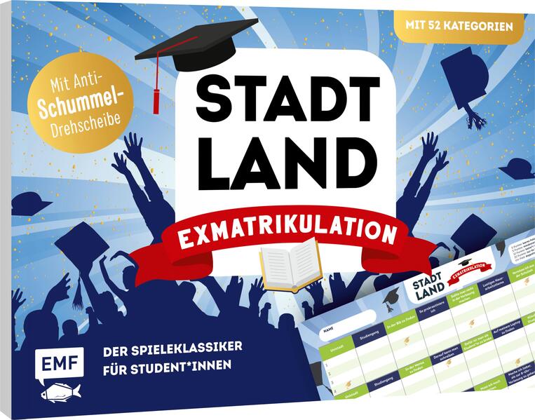 Stadt Land Exmatrikulation - Der Spieleklassiker für Studentinnen und Studenten