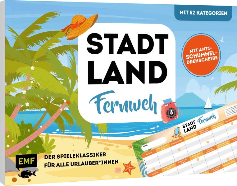 Stadt Land Fernweh - Der Spieleklassiker für alle Urlauber*innen