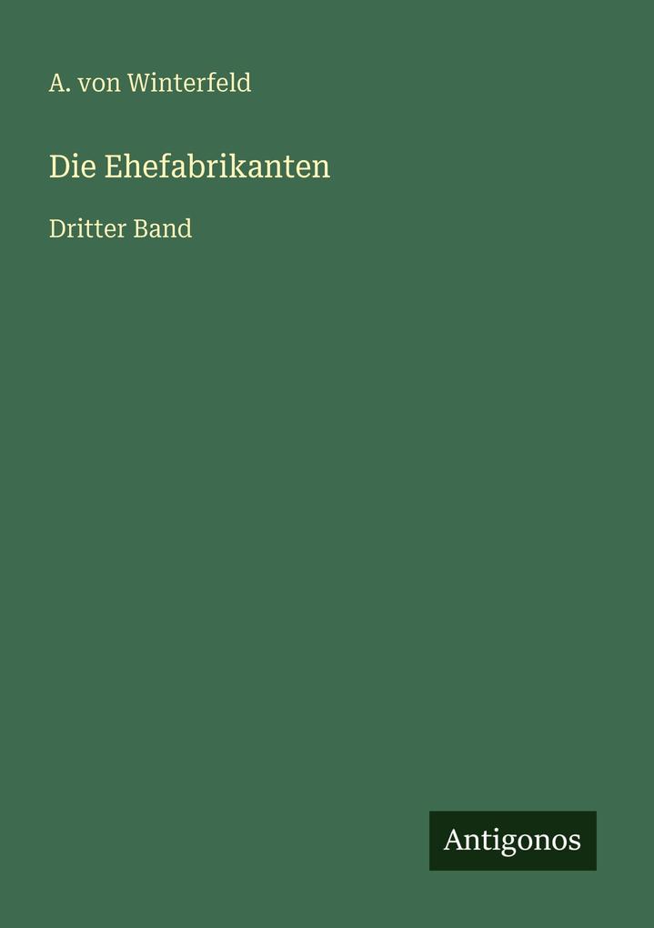 Die Ehefabrikanten