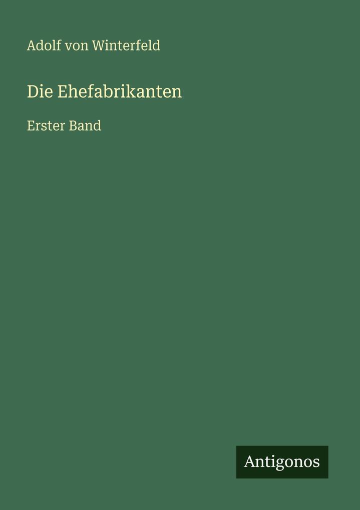 Die Ehefabrikanten