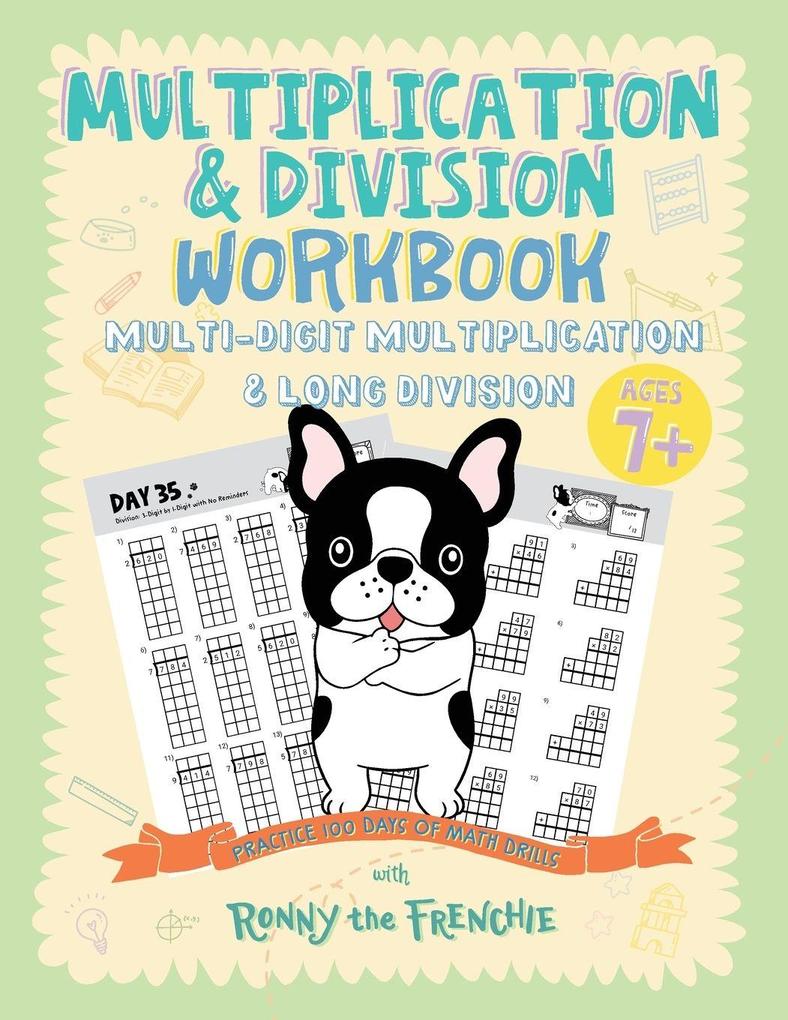 Multiplication & Division Workbook - Multi-Digit Multiplication & Long Division