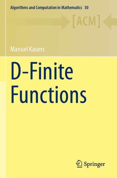 D-Finite Functions