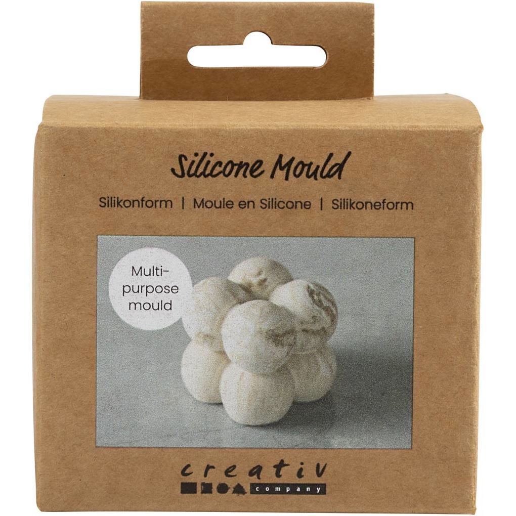Creativ Company Silikonform Quadrat mit Seifenblasen H 4 cm 37 g 1 Stk