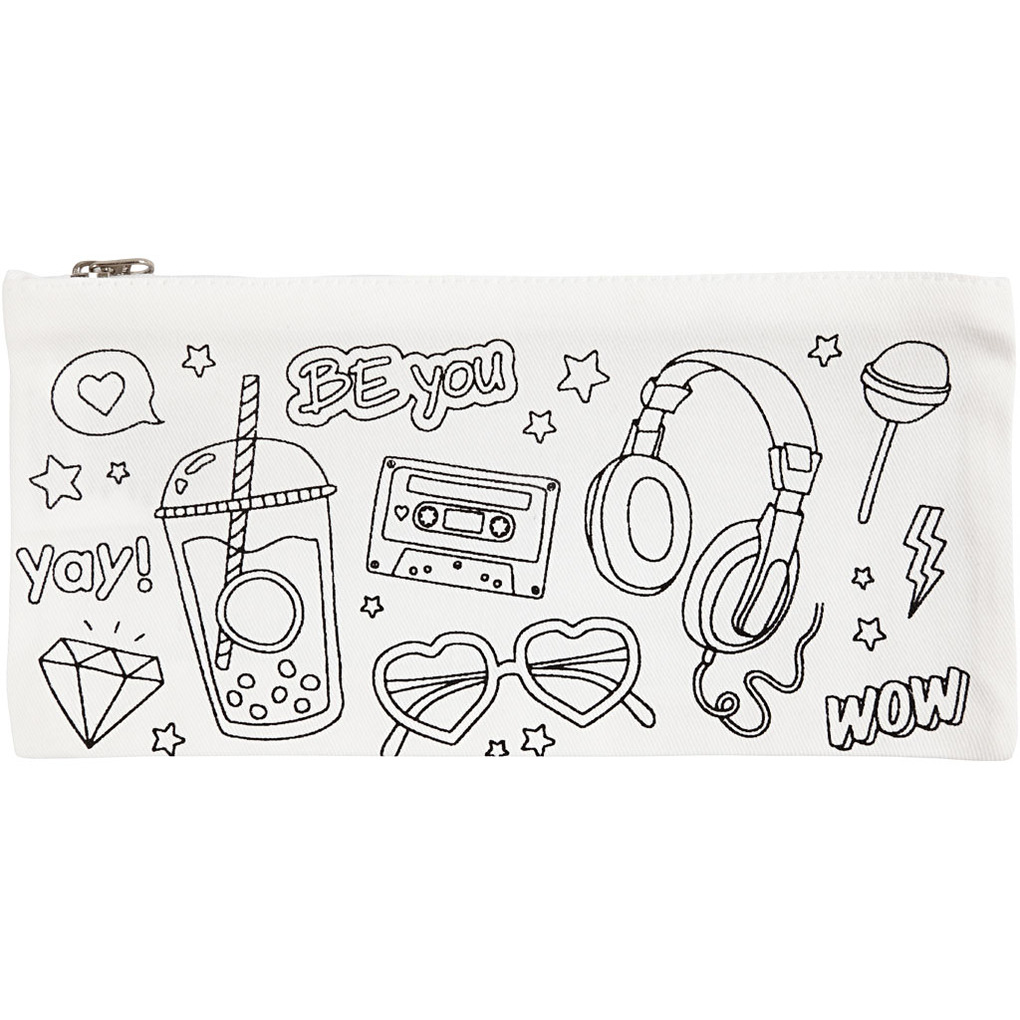 Creativ Company Mäppchen Größe 11x23 cm 210 g weiß 1 Stk