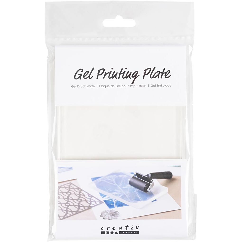Creativ Company Gel Druckplatte Größe 127x178x1 cm Matt transparent 1 Stk