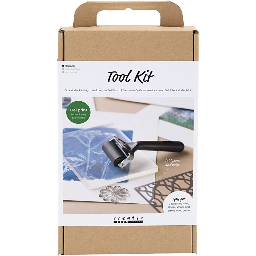 Creativ Company DIY Werkzeugsatz Gel-Druck