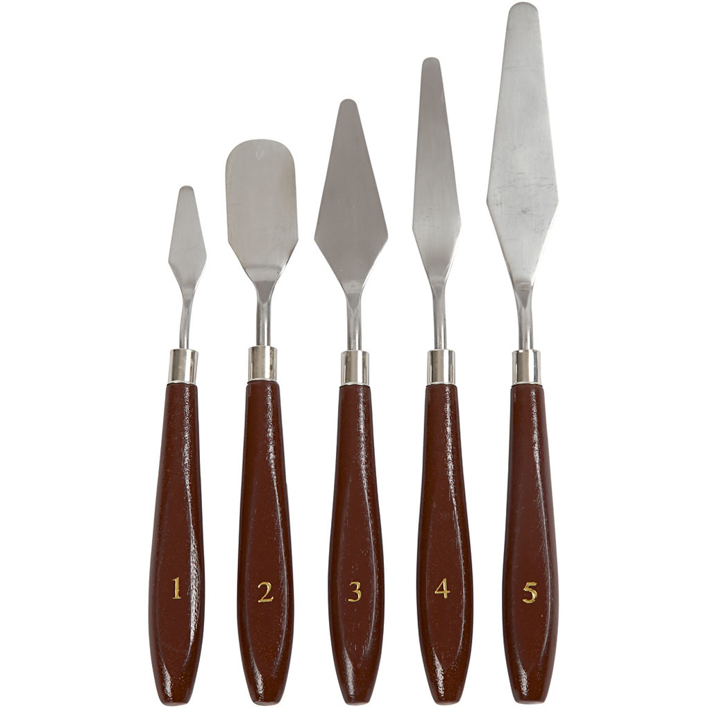 Creativ Company Palettmesser - Set L 17-23 cm B 15-25 cm 5 Stk