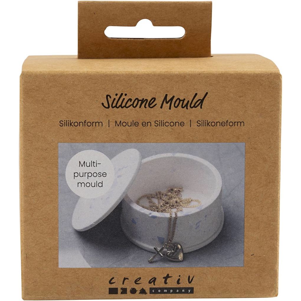 Creativ Company Silikonform Vorratsglas mit Deckel H 45 cm D 75 cm 150 g 1 Stk