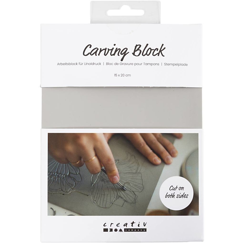 Creativ Company Stempelblock 15x20 cm Hellgrau 1 Stk