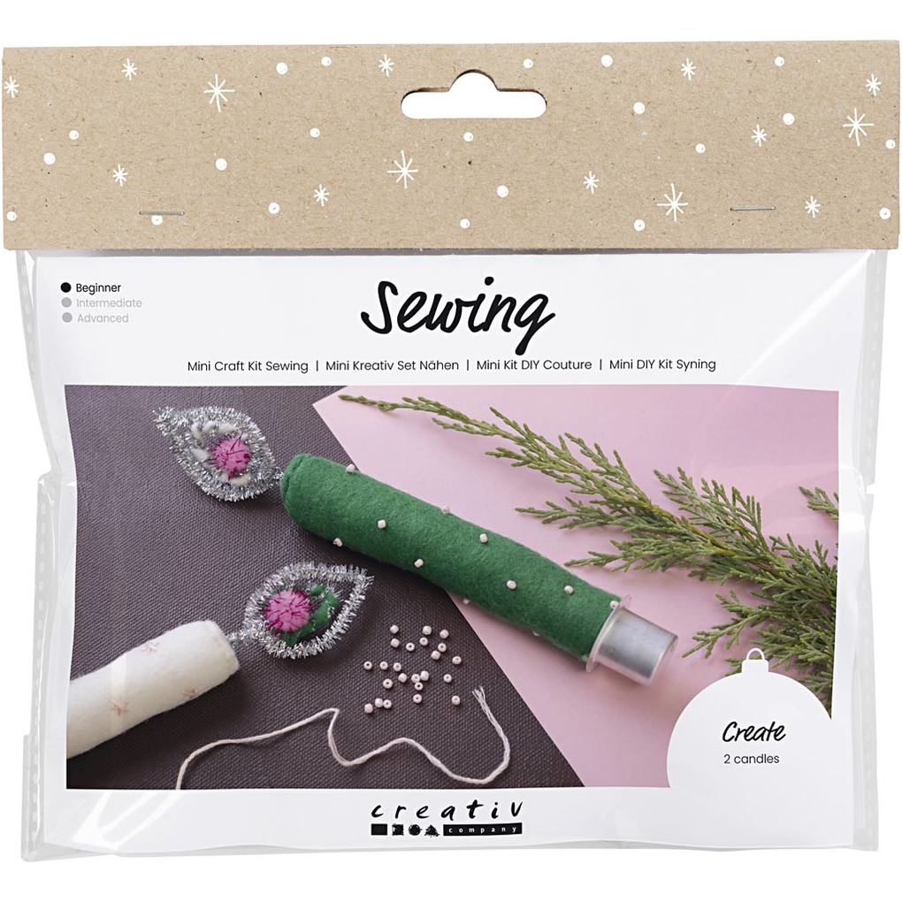 Creativ Company Mini Kreativ Set Nähen Immerwährende Kerzen