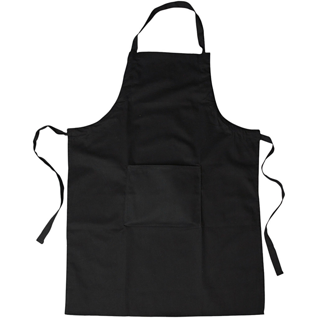 Creativ Company Schürze L 89 cm B 66 cm Größe M-XL cm 210 g schwarz