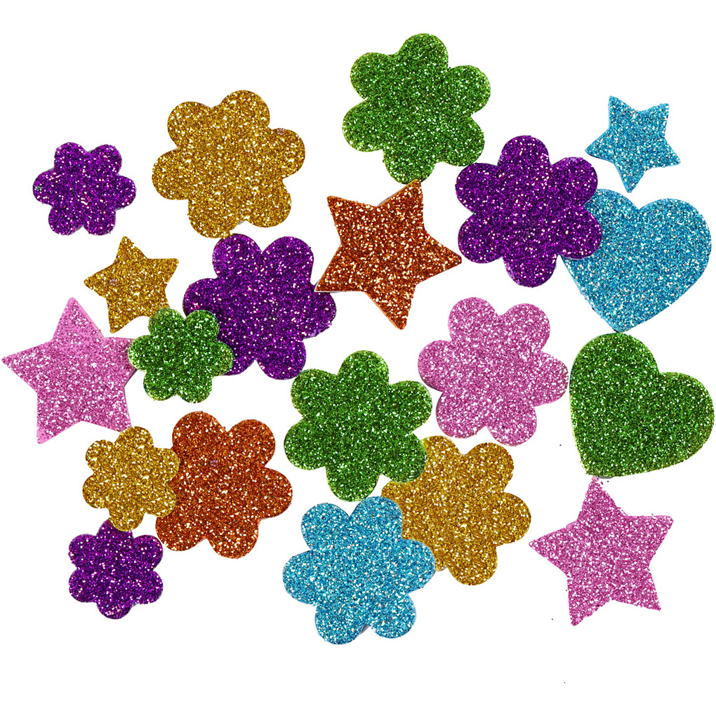Creativ Company Moosgummifiguren D 19+29 mm 100 sortiert