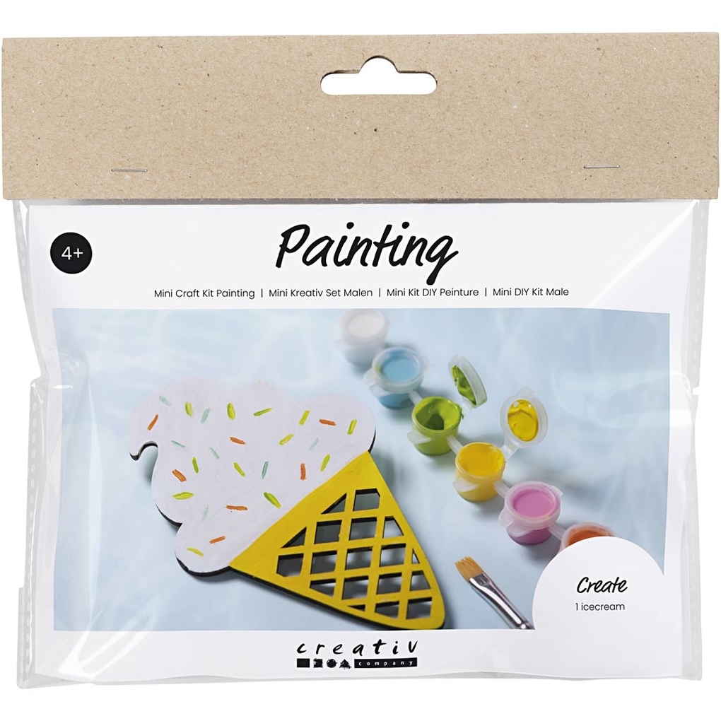 Creativ Company Mini Kreativ Set Malen Eiswaffel Sortierte Farben