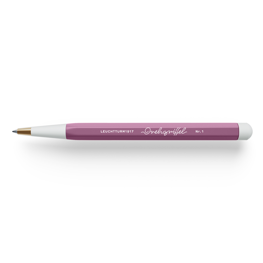 LEUCHTTURM1917 Drehgriffel Nr. 1 Dusty Rose - Kugelschreiber Mit Blauer Mine