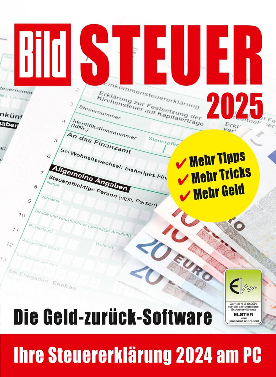 Steuertipps Bild-Steuer (Steuerjahr 2024) (Code In A Box)