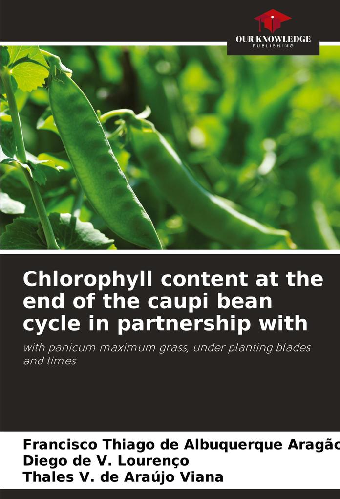 Chlorophyll content at the end of the caupi bean cycle in partnership with