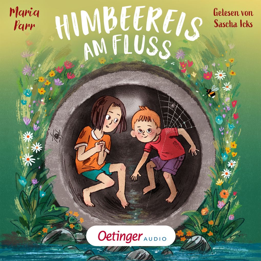 Himbeereis am Fluss