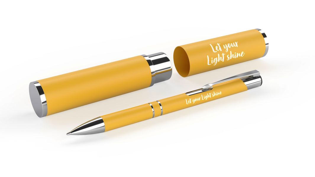 Let your Light shine - Kugelschreiber im Etui