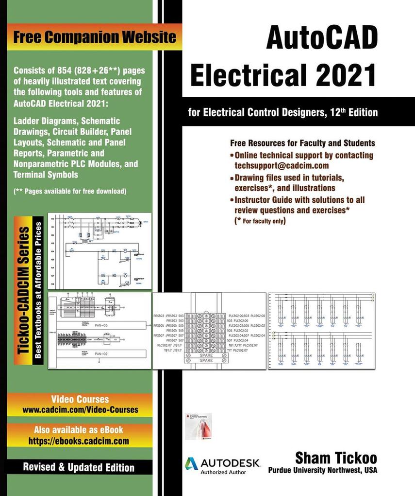 AutoCAD Electrical 2021 for Electrical Control Designers 12th Edition