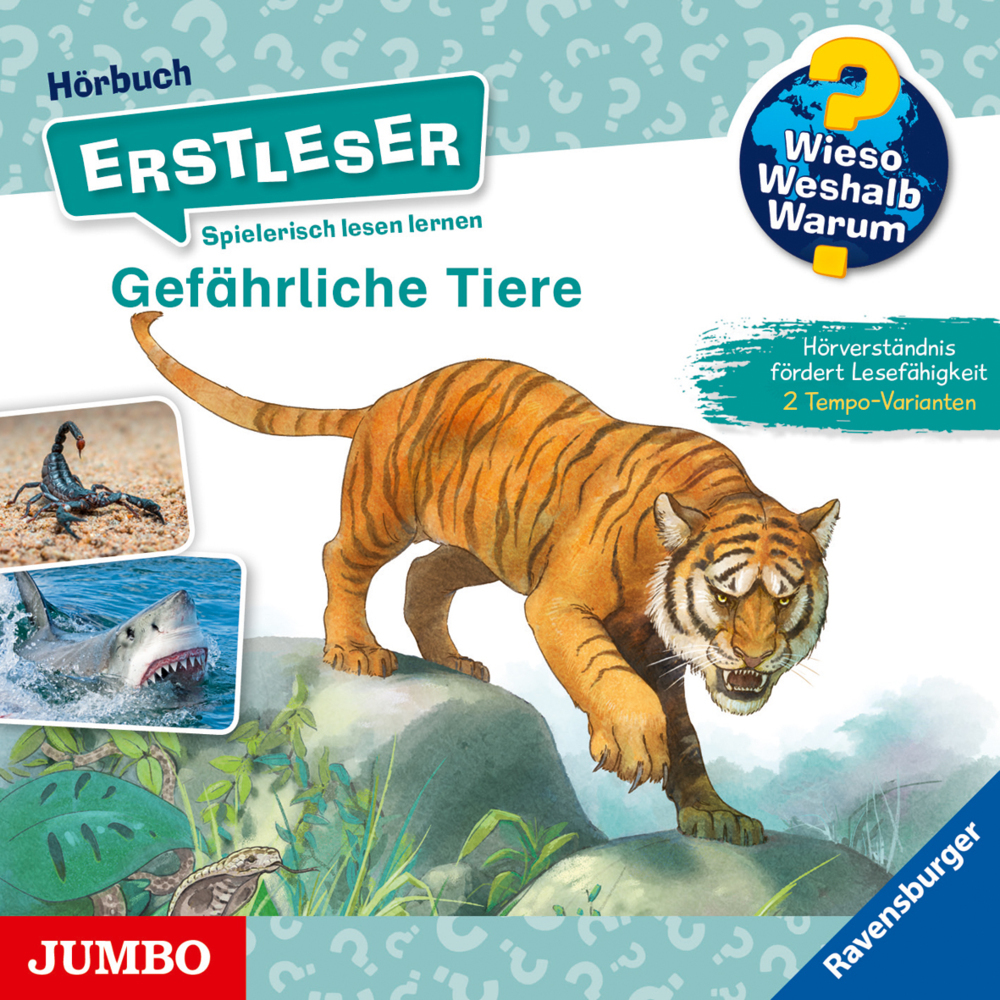 Wieso? Weshalb? Warum?Erstleser:Gefährliche Tiere1 Audio-CD