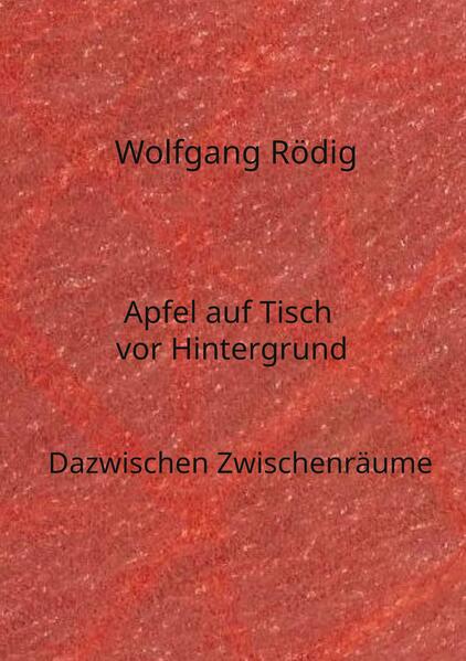 Apfel auf Tisch vor Hintergrund