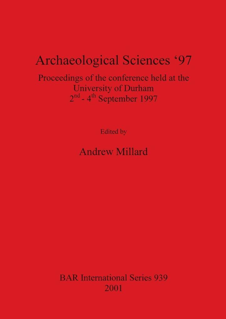 Archaeological Sciences '97
