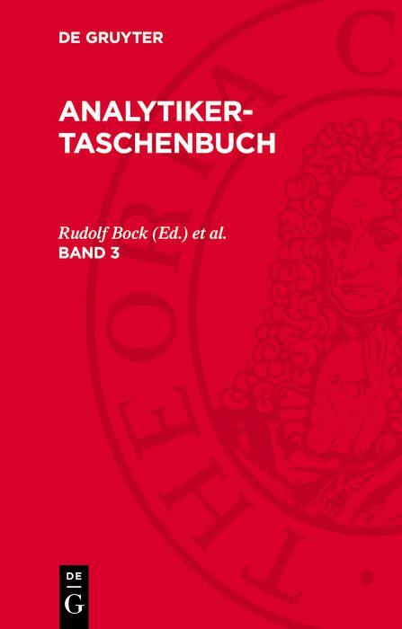 Analytiker-Taschenbuch. Band 3