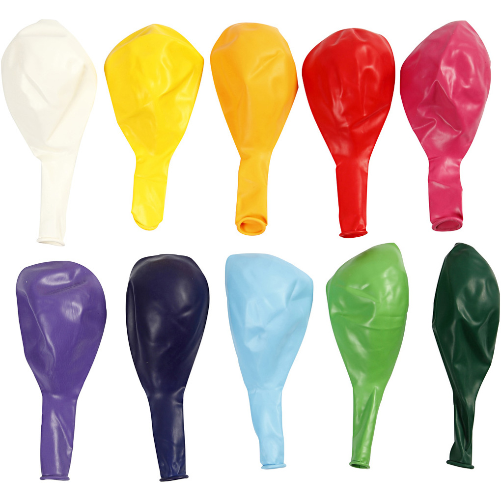 Creativ Company Ballons rund D 23 cm Sortierte Farben 10 Stk
