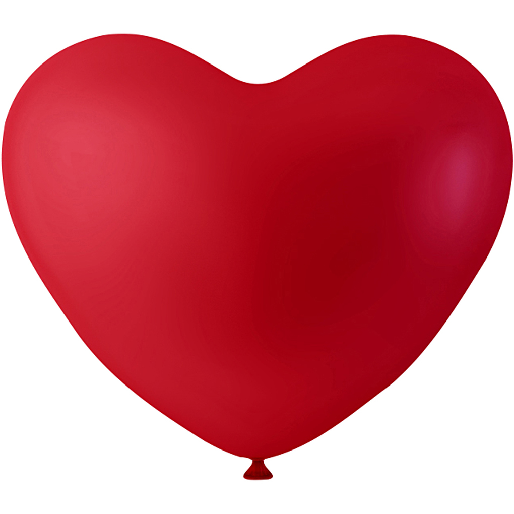 Creativ Company Ballons in Herzform Herz Rot 8 Stk