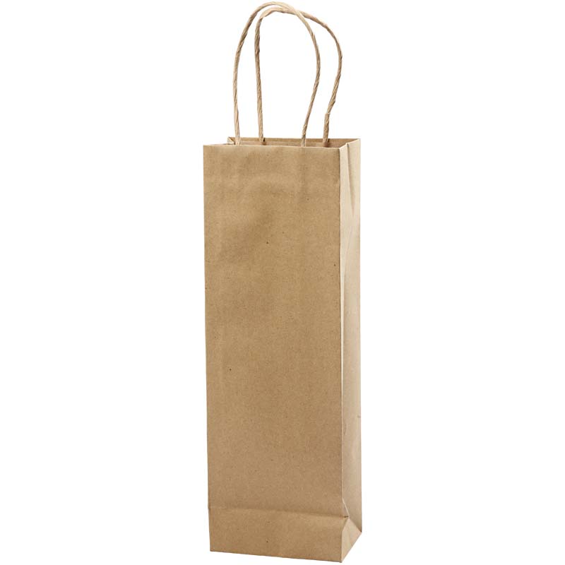 Creativ Company Papiertüten H 36 cm B 13x8 cm 125 g Braun 10 Stk