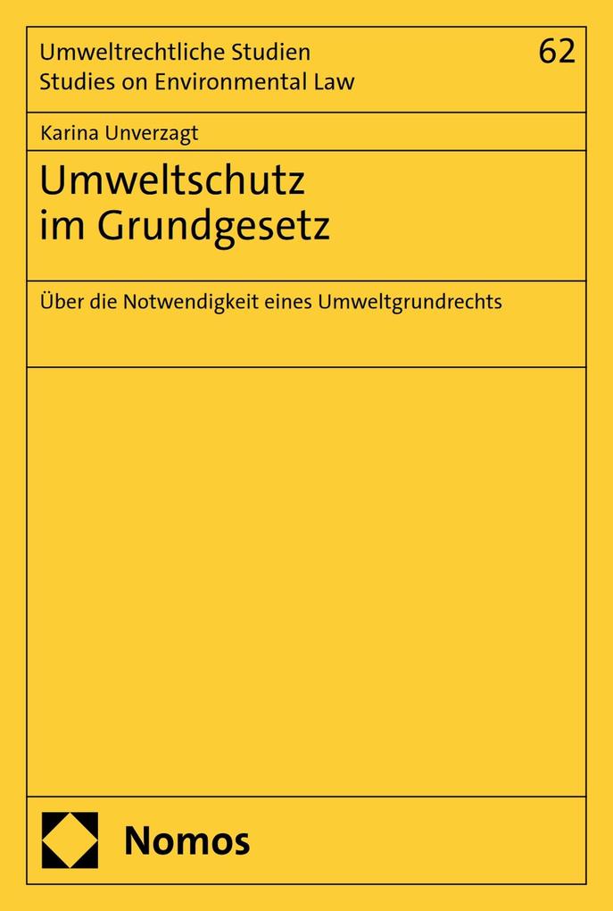 Umweltschutz im Grundgesetz